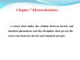 Chapter 7 Electrochemistry PowerPoint PPT Presentation