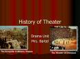 History of Theater PowerPoint PPT Presentation