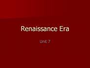 Renaissance Era