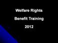 Welfare Rights PowerPoint PPT Presentation