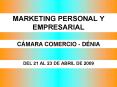 MARKETING PERSONAL Y EMPRESARIAL PowerPoint PPT Presentation