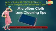 Tips for Successful Microfiber Lens Cleaning