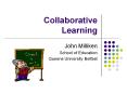 Collaborative Learning PowerPoint PPT Presentation