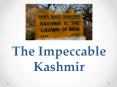 The Impeccable Kashmir PowerPoint PPT Presentation