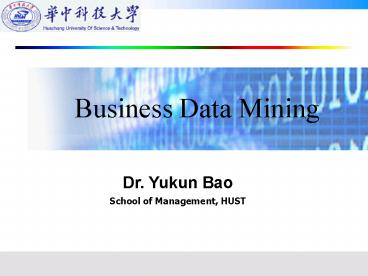 Dr. Yukun Bao