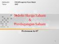 Indeks Harga Saham PowerPoint PPT Presentation
