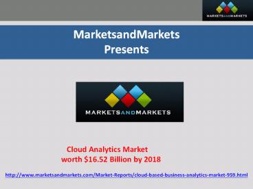 Cloud Analytics Market