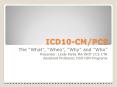 ICD10-CM/PCS PowerPoint PPT Presentation