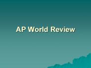 AP World Review