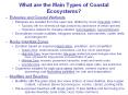 What are the Main Types of Coastal Ecosystems? PowerPoint PPT Presentation