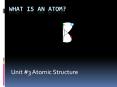 What is an Atom? PowerPoint PPT Presentation
