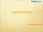 Tender Portal Website Demo | TradeReader.com