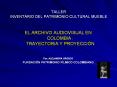 TALLER INVENTARIO DEL PATRIMONIO CULTURAL MUEBLE PowerPoint PPT Presentation