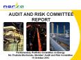 AUDIT AND RISK COMMITTEE REPORT PowerPoint PPT Presentation
