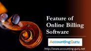Features of Online Billing Softwares