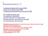 Scanning tunneling microscopy (STM)