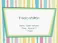 Transportation PowerPoint PPT Presentation