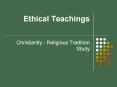 Ethical Teachings PowerPoint PPT Presentation