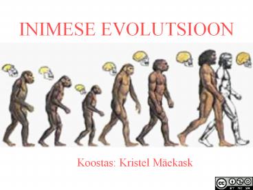 INIMESE EVOLUTSIOON