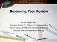 Reviewing Peer Review PowerPoint PPT Presentation