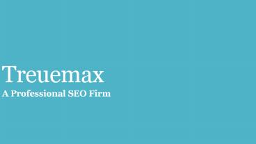 Treuemax- Quality SEO Service