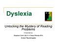 Dyslexia PowerPoint PPT Presentation