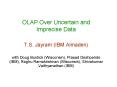 OLAP Over Uncertain and Imprecise Data PowerPoint PPT Presentation