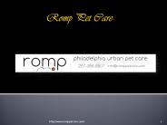 Philadelphia Dog Walkers - ( www.romppetcare.com )