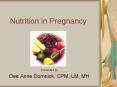 Nutrition in Pregnancy PowerPoint PPT Presentation