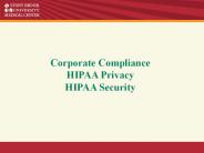 HIPAA  Health Information Portability