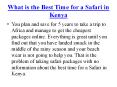 What is the best time for a safari in Kenya? PowerPoint PPT Presentation