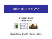Stato di Vub e Vcb