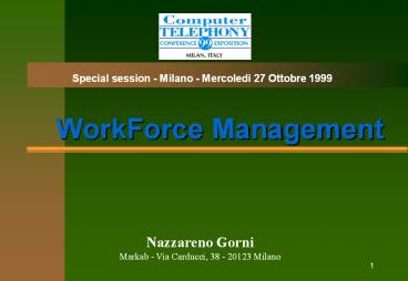 WorkForce Management