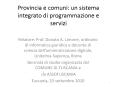 Provincia e comuni: un sistema integrato di programmazione e servizi PowerPoint PPT Presentation