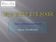 Eye Mask for Sleep PowerPoint PPT Presentation