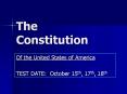 The Constitution PowerPoint PPT Presentation