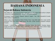BAHASA INDONESIA