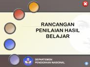 RANCANGAN PENILAIAN HASIL BELAJAR