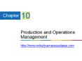 Production and Operations Management http://www.wileybusinessupdates.com PowerPoint PPT Presentation