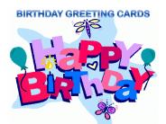 Birthday Greeting Cards