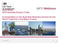 Scott Strain UKTI Australia Director Trade  A presentation on the Australian Business Horizon for the World Trade Fair in the Black Country