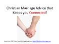 Christian Marriage Advice - For Couples in Troubles PowerPoint PPT Presentation