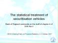 The statistical treatment of securitisation vehicles Bank of England comments on the draft of chapter 4 of SNA Rev1 PowerPoint PPT Presentation
