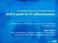 Technology Horizons in Financial Services ANZ PowerPoint PPT Presentation