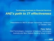 Technology Horizons in Financial Services ANZ