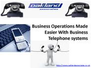 Business operations made easier with Business Telephone systems