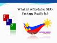 What an Affordable SEO Package Really Is? (1) PowerPoint PPT Presentation