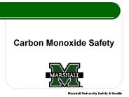 Carbon Monoxide Safety Training