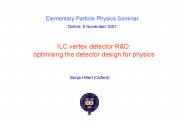 ILC vertex detector R