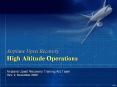 Airplane Upset Recovery High Altitude Operations PowerPoint PPT Presentation